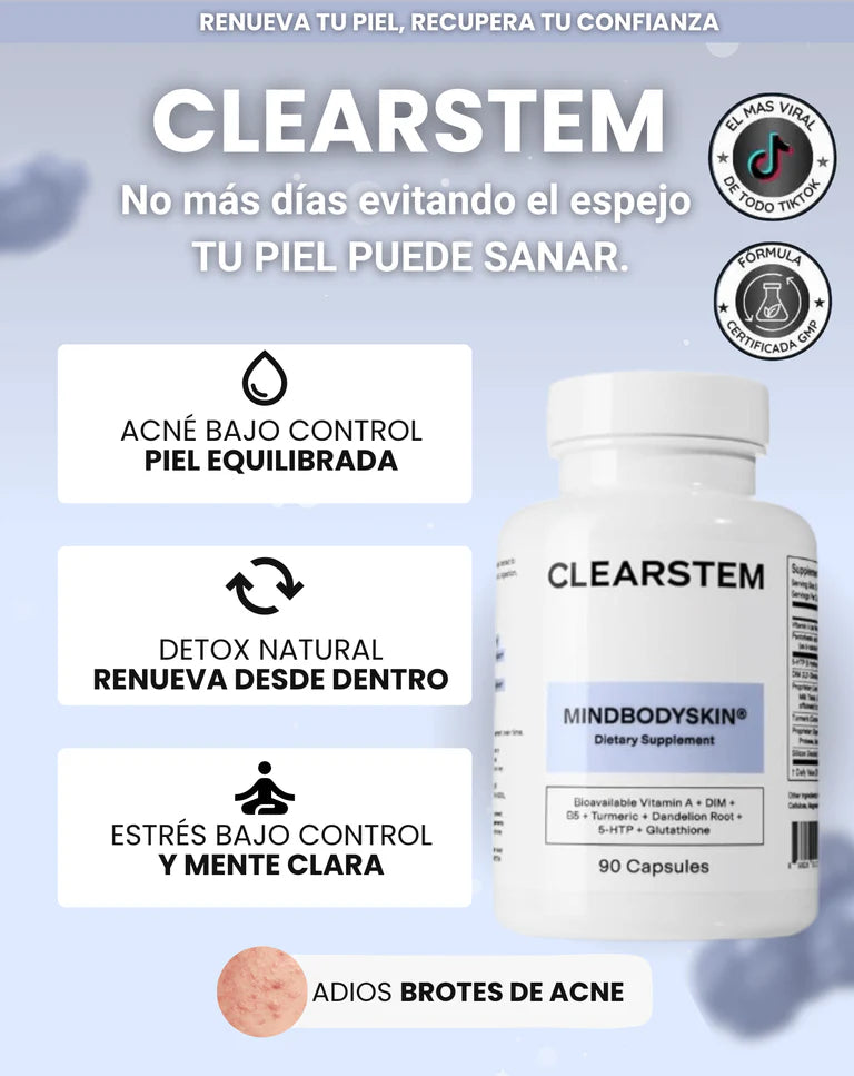 CLEARSTEM Control Interno del acne x 90