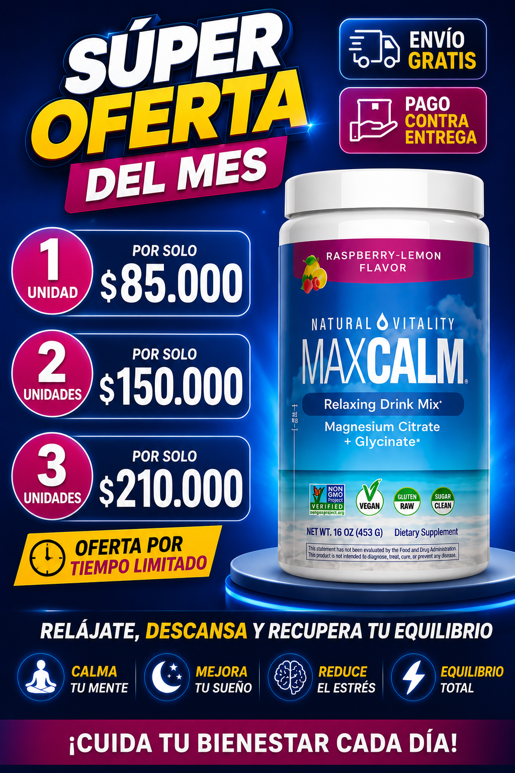 MAXCALM - 453 g (16 oz)