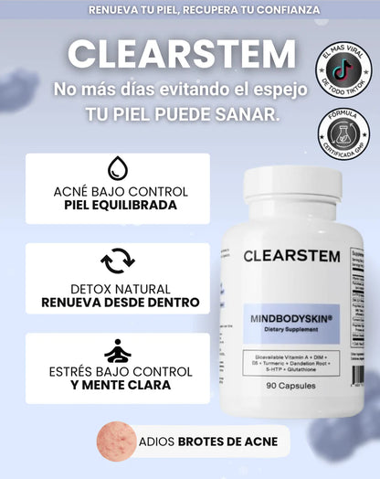 CLEARSTEM Control Interno del acne x 90