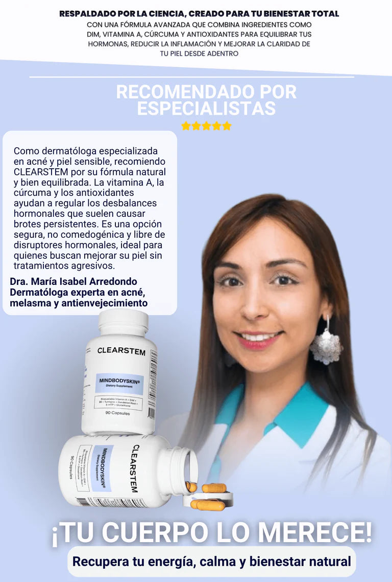 CLEARSTEM Control Interno del acne x 90