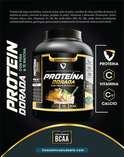 1 PROTEINA DORADA TE MATCHA 1500GR