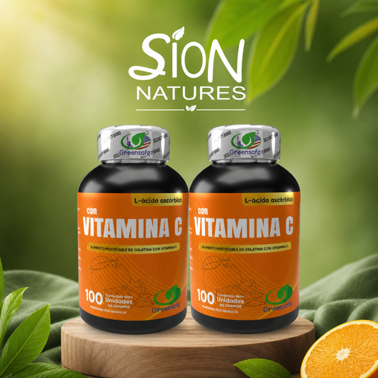 VITAMINA C 1000mg x100cap 2 unidades