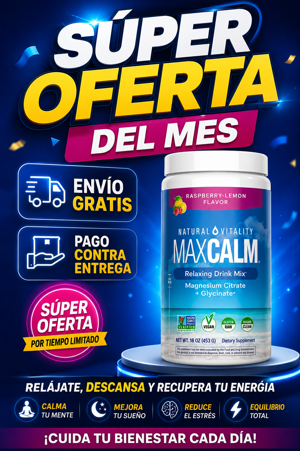 MAXCALM - 453 g (16 oz)